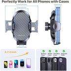 Miracase 2025 Upgraded Universal Cup Phone Holder for Car, [Rotatable & Adjustable] Long Neck Car Cup Holder Phone Mount Compatible with iPhone, Samsung, Google & More Smartphones