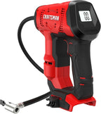 CRAFTSMAN V20 Air Compressor Portable, Cordless Tire Inflator, Up To 150 PSI Tire Pump, with Digital Pressure Gauge, Tool Only (CMCE521B)