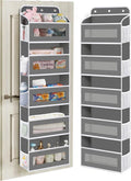 KYEVIS Over The Door Organizer, 5 Shelves Closet Door Hanging Organizer with 10 Mesh Pockets, Nursery Closet Organizer, Baby 