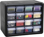 Akro-Mils 16-Drawer Plastic Drawer Storage Cabinet for Garage Organization, Beads, Makeup Organizer, Building Bricks Storage,