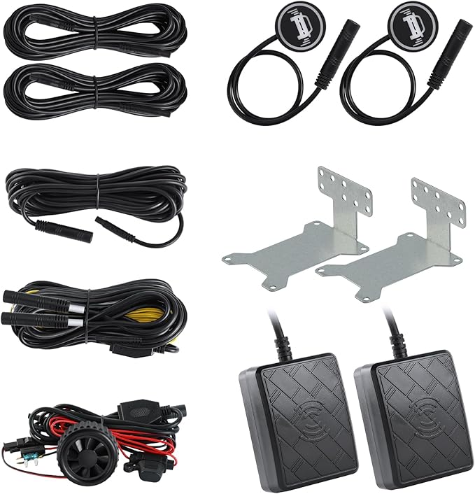 Universal Blind Spot Monitoring Assistant DC12V Car Lane Changing Warning 24Ghz Millimeter Wave Sensor Detection System