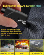 YONGMING Car Window Breaker Seat Belt Cutter, Glass Breaker Emergency Self Rescue Tool,Pack of 2