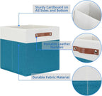 Temary Cube Storage Bins Storage Cube Bins for Home, 4 Pack Fabric Storage Bins for Organization, Storage Cubes 13x13 Cube Ba