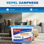 Vacplus Moisture Absorbers, 10.5 Oz Humidity Absorber Boxes Attracts Extra Moisture from Your Bathroom, Closet, Kitchen &