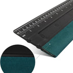 NEWISHTOOL 11.8" Felt Squeegee for Vinyl, 29.8cm Big Size Ruler Squeegee for Wallpaper Smoothing, Sign Making, Car Vinyl Wraps, Window Tint Film Application, Graphic Decals Squeegee Tool - Pack of 3