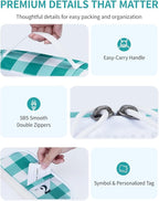 ECOHUB 6 Set Packing Cubes for Travel Suitcase Organizer Bags for Luggage Lightweight Carry On Suitcase with Lable & Personal