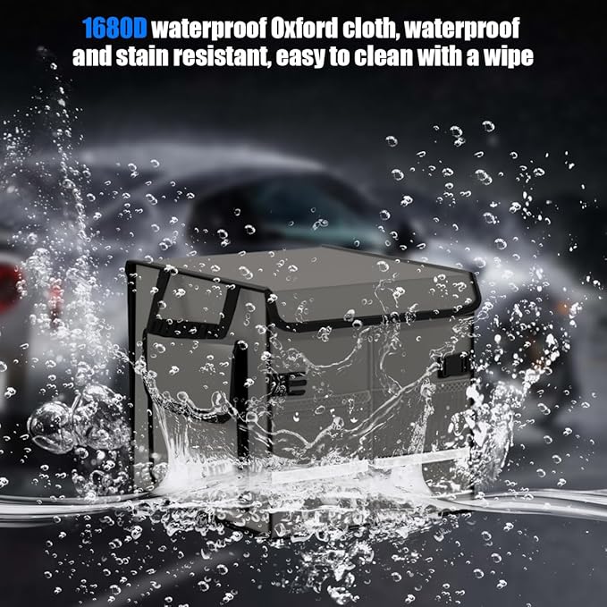 Car Trunk Organizer, Collapsible Multi Compartment Waterproof Sturdy Vehicle Trunk Container Box, Sturdy Automotive Interior S