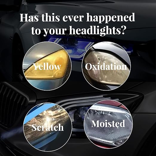Innovative Headlight Repair Polish, Car Headlight Repair Fluid, Car Headlight Cleaner (50 ml,5 pcs) (3 PCS, 50 ML)