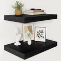 Vivelove 2" Thick Floating Shelves for Wall 16 Inches Long, 12" Deep Wall Shelves, for Bedroom, Bathroom, Living Room, Kitche