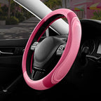 Road Comforts Car Steering Wheel Cover - Microfiber Leather Steering Wheel Wrap Sports 14.5-15 Inch Steering Wheel Cover Non-