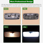 Interior LED light sheet,applicable dome light,Super Bright 6000K Pure White Light,Lights Brightness Can Adjust,Fit Toyota Tacoma(2nd Gen,2005-2015),Camry,Solara,Sequoia,And for Lexus RX330