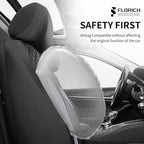 FLORICH Purple Seat Covers for Cars Front Seats Cover Mesh Leather Car Seat Covers Automotive Comfort & Protection Airbag-Com