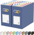 Oterri Cardboard File Organizer Box for Hanging File Folders Letter Size,File Box for Computer Desk,File Cabinet,Working Home