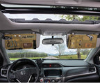 WYNEX Car Sun Visor Organizer with MOLLE Panel | Universal Car Storage Pouch, Compatible Sedan, Suvs, and Vans | for Small Tools, Glasses & Documents