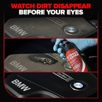 Carfidant Car Interior Cleaner – Stain Remover & Odor Eliminator – No Residue Finish – Safe on Leather, Fabric, Carpet & Plas