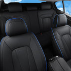 Car Seat Covers Full Set, Leather Seat Covers for Cars, Waterproof Car Seat Protector,Non-Slip Car Interior Covers ，Automotiv