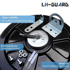 12" Convex Security Mirror, 2 Pack for Garage, Office, Warehouse Blind Spot Safety & Traffic Security, Indoor/Outdoor