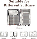 U+U 6 Set Compression Packing Cubes - Ultralight Travel Organizers with Laundry Bag, Space-Saving Suitcase Organizer, Expanda