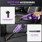Handheld Vacuum Cordless, 15000PA Powerful Suction Car Vacuum Cleaner Lightweight with Multi Accessories, Hand held Vacuum Cl