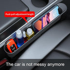 Car Seat Gap Filler 2Pack,Car Seats Side Inserts Organizer Guard Between Seat & Console Catcher Fillers Stop Things from Dropping (Black)