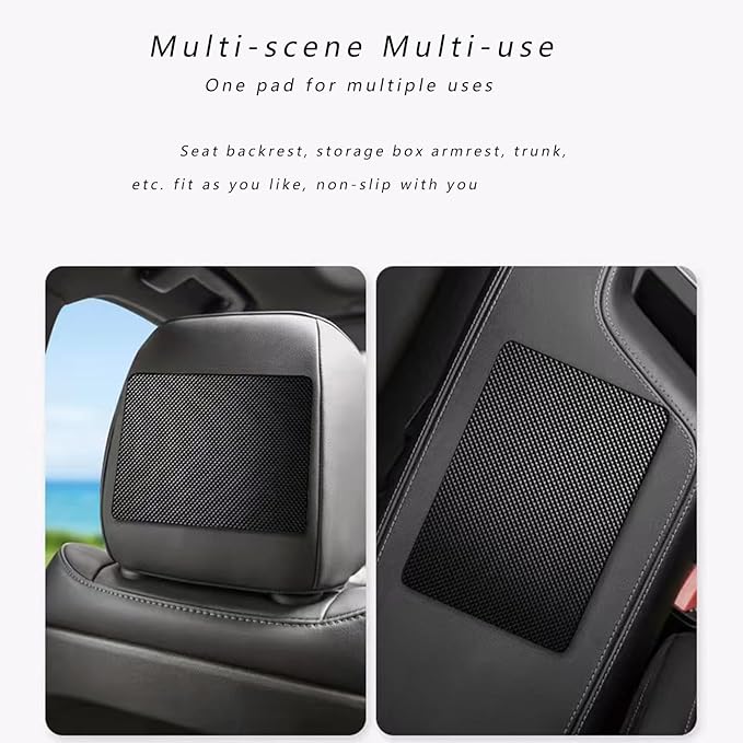 2pack Sticky Anti-Slip mat, Non-Slip Rubber mat, Universal Non-Slip car Dashboard Sticky mat for Mobile Phones Sunglasses Key