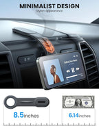 eSamcore for MagSafe Car Mount Detachable, Bendable Aluminum Arm Magnetic Phone Holder for Car【20 Strong Magnets】 Cell Phone Mount for Car Dash Fit iPhone 17 16 15 14 Pro Max Mini Mag Safe Accessories