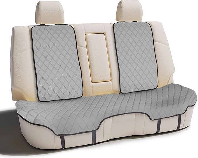 FH Group Neosupreme Automotive Seat Cushions - Universal Fit, Rear Car Seat Cushion With Non-Slip Silicone Backing for SUV, S