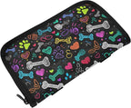 Car Tissue Holder Car Visor Organizer Tissue Box Holder for Car Sun Visor Organizer with Car Vehicle Accessories Essentials Interior for Women Men Black Art Paw Print and Hearts