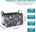 FANKANG Storage Basket,Nursery Hamper Canvas Laundry Basket Foldable with Waterproof PE Coating Storage, Office, Bedroom, Clo