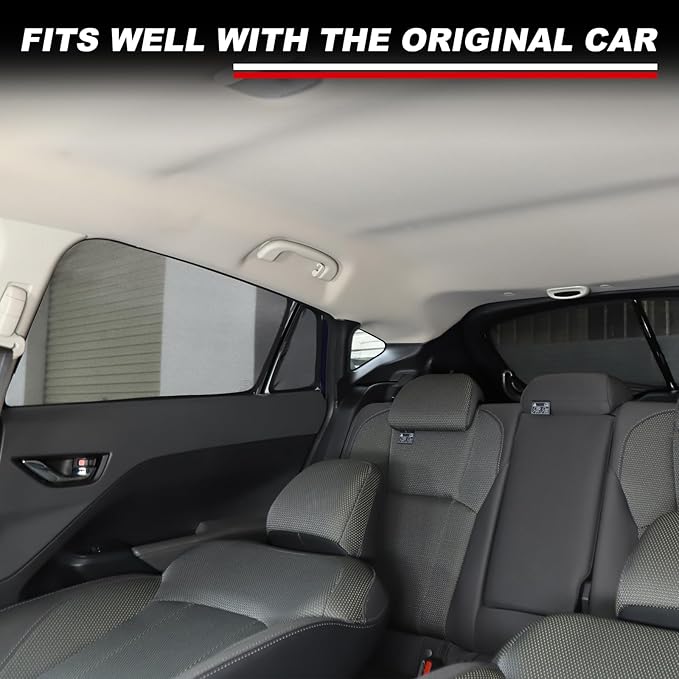 Car Window Shade Compatible with Subaru Crosstrek 2024 2025 2026, Front Rear Mesh Side Window Sun Shade Glare Shield and UV Rays Protection Accessories (Full Window)