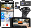 JOMISE 4K Dual Dash Cam Front and Rear,Dashcam for Cars with 3.2" Touchscreen, 64GB Card, GPS & 5.8GHz WiFi, Enhanced Night V