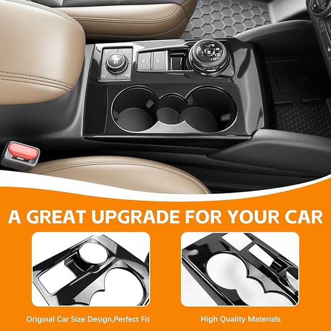 Gear Shift Panel Trim Compatible with 2021-2025 Ford Bronco Sport Shifter Panel Cover Center Console Protector for Bronco Sport Interior Accessories(Gear Shift Panel Cover)