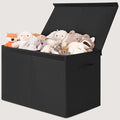 INDRESSME 122L Large Toy Storage Box with Lid, Toy Storage Organizer, Toy Baskets with Dividers for Playroom, Bedroom, Closet