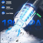 Car Vacuum Handheld Vacuum Portable Cordless, 18000Pa 5 in 1, 100W Brushless Motor, High Power Vacuum Cleaner with Window Bre
