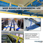 Kable Kontrol Cable Tray- 5 Feet Long - 18" Width, 4” Depth – Wire Mesh Tray Cable Management Rack Cords Organizer Cable Bask