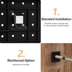 Pegboard Combination Kit - Pegboards and Accessories Modular Hanging for Gaming Wall Organizer, Crafts Organization, Ornament