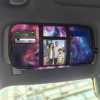 Wolves Car Sun Visor Bag Vehicle Visor Storage Pouch Fits Most Cars,Suvs,Jeeps,Trucks Auto CD Holder with Multi-Pocket