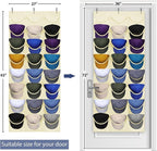 Dofilachy Hat Rack - Hat Organizer - Hat Racks for Baseball Caps, Visible Hat Holder - Baseball Hat Rack for Wall Door with 3