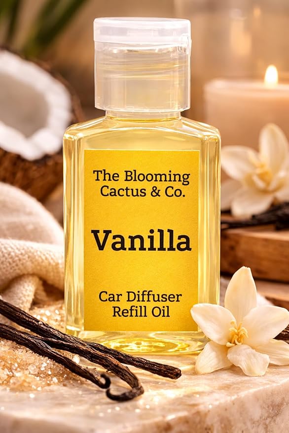 Car Diffuser Oil Refill 1 oz – Essential Oil Car Air Freshener Refill for Hanging Car Diffuser, Long Lasting Fragrance Oil, P