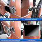 KUNGKIC for Car Headrest Tablet Holder for BMW X3 X5 X6 I20 G05 G06 G45 G60 G61 G70 Adjustable Tablet Car Mount for Back Seat Road Trip Essentials Black (Gravity clamp)