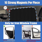 XCBYT Car Window Shades - 4 PCS 29.1 * 18.8 inches Car Window Covers 99% UV Glare Protection Car Curtains Keep Cooler Magnetic Side Window Sun Shade for Eating Breastfeeding Taking a nap Camping