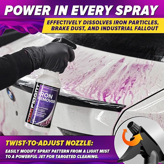 Carfidant Ultimate Clean & Protect Kit – 11-Piece Complete Car Detailing Bundle – Tire Shine, Ceramic Silk, Scratch & Swirl Remover, Plastic & Trim Restorer, Rim Reactor, Iron Remover