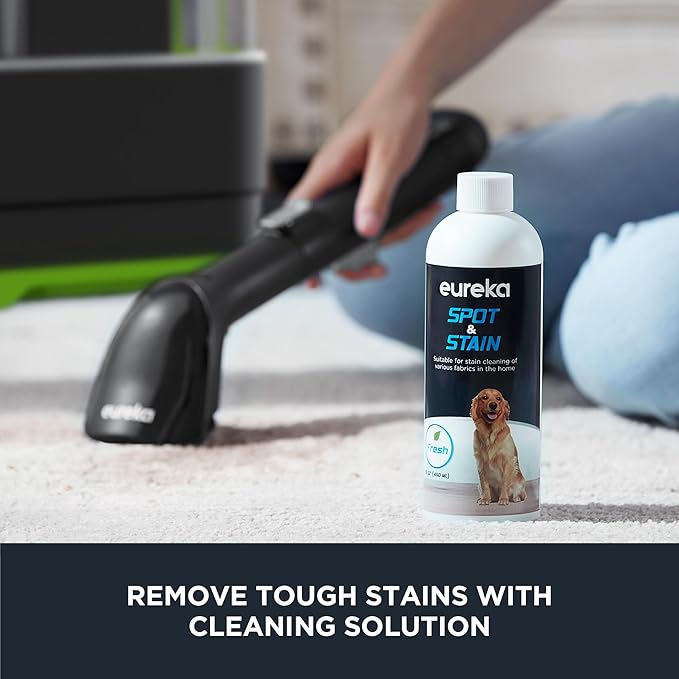 EUREKA Portable Carpet and Upholstery Cleaner, Spot Cleaner for Pets, Stain Remover for Carpet, Area Rugs, Upholstery, Coache