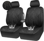CAR PASS Waterproof Car seat covers Front Seats covers Neoprene Wetsuit, All-Weather Non-Slip Durable, Universal Fit for SUV 