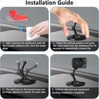 for Garmin Dash Cam Mount,Aluminum Magnetic Instrument Panel Bracket,Compatible with Garmin Mini/Mini 2/Mini