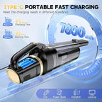 JONYJ Handheld Vacuum Cordless, 16000PA Strong Suction Hand Held Car Vacuum Cleaner, Portable Hand Vacuum Rechargeable with M