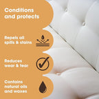 Furniture Clinic Leather Protection Cream | 2-in-1 Leather Conditioner & Waterproofing Protector for Furniture, Shoes, Car Se