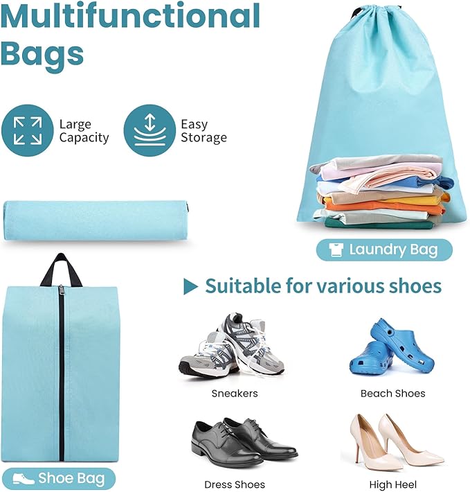 Compression Packing Cubes for Travel, Lightweight Vacation Travel Essentials, Travel Accessories for Suitcase Organizer Bags 
