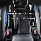 Car Seat Gap Filler Set of 2,Seat Gap Organizer, No Drop Seat Guard,Car Seat Accessories,Drop seat Gap fillers Between Seat and Console Stop Things from Dropping
