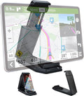 Mini Dashboard GPS Mount Holder Phone Tablet PC Navigation Holder for Garmin Nuvi Tomtom iPhone iPad Galaxy Yoga Android Fits 4.3"-10.1" GPS & Smartphone Friction Clamp Mount (Black)